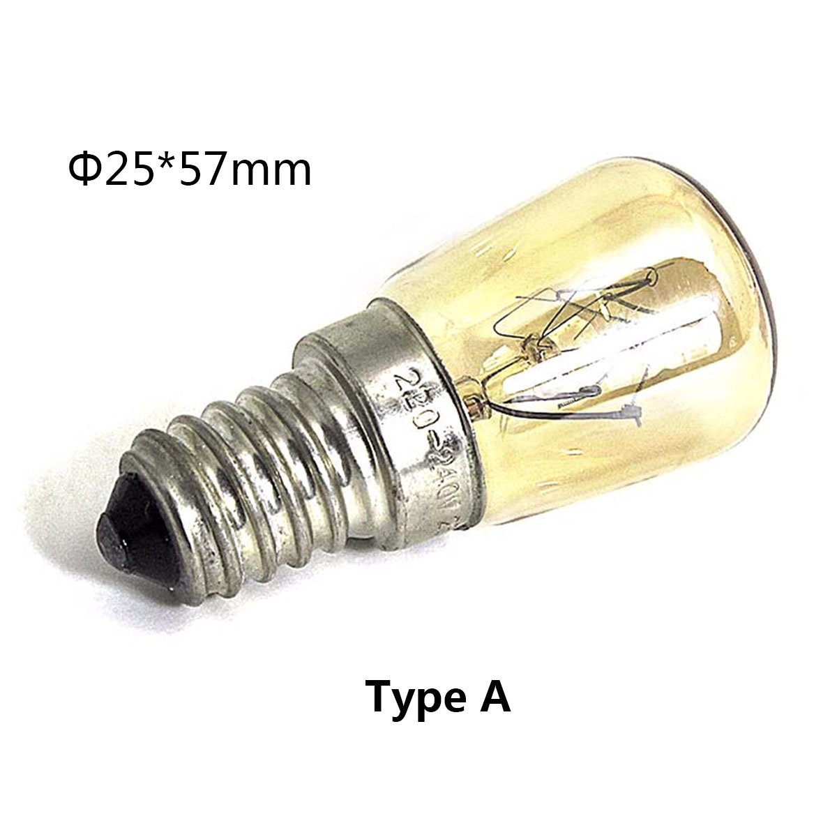 Bombilla para horno de 25W, 220-240V, bombilla de alta temperatura E14, horno de 300 grados, tostadora, bombilla de vapor, lámpara de sujeción para cocina: Default Title