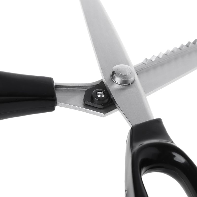 23.5cm Zig Zag Sewing Cut Dressmaking Tailor Shear Pinking Scissor Leather Craft