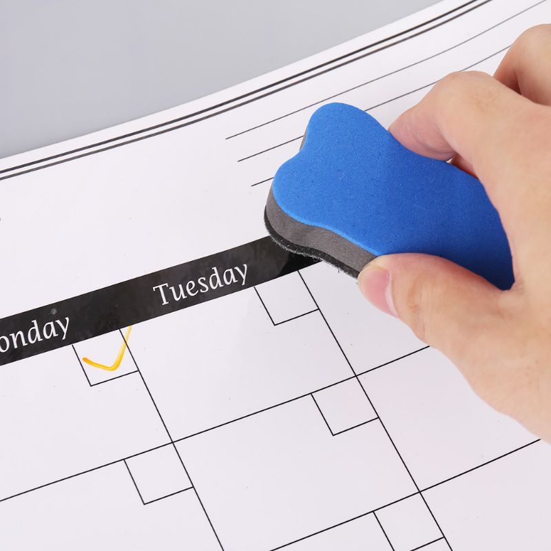 A3 Monthly Planner Magnetic Whiteboard Fridge Magnets Drawing Message Board Remind Memo Pad Calendar