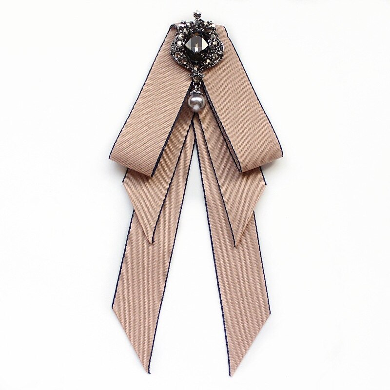I-remiel – Broche en velours rouge, nœud papillon, col, broches, chemisier, vêtements pour femmes, accessoires, bijoux à la: 8