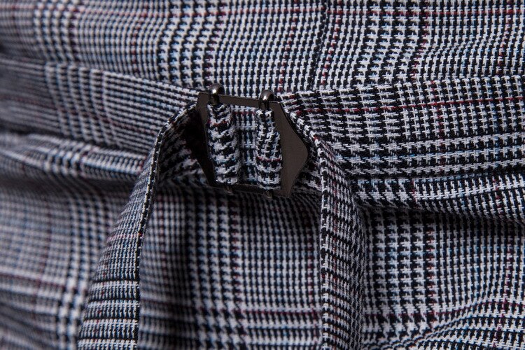 Lovzon merkki puku liivi miesten takki hihaton beige harmaa ruskea vintage tweed liivi kevät syksy plus koko liivi
