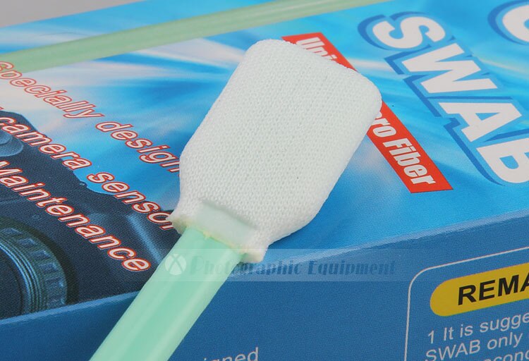 10Packs CCD CMOS sensor cleaning swab with cleaning solvents for dslr camera cleaning accessories