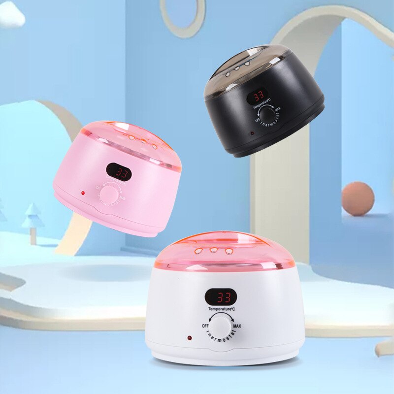 Wax Heater Hair Removal Machine Digital Display Smart Waxing Machine SPA Hand Feet Body Epilator Paraffin Wax Warmer Wax Bean