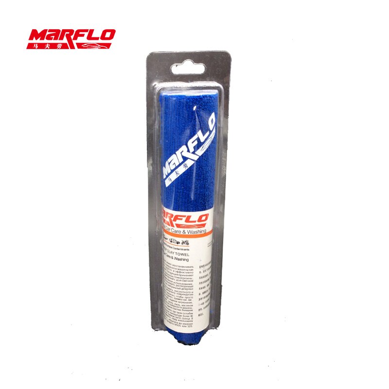 Marflo Window Cleaner Magic Klei Doek Handdoek Microfiber Wasstraat Detaillering Klei Bar Pad Auto Care Verf Door Brilliatech