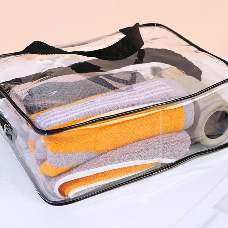 1/3Stck einstellen Transparente Kulturbeutel Große Kapazität Tasche Reise Veranstalter Lagerung Beutel machen-hoch Kosmetik Tasche Multifunktions