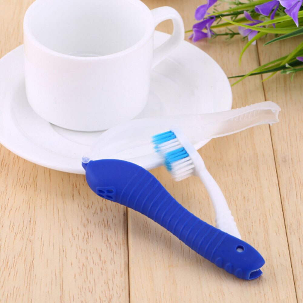 Brosse à dents pliable en plastique de , voyage Camping, extérieur, Portable, randonnée, pour l&#39;hygiène buccale, outils de nettoyage, 1 pièce