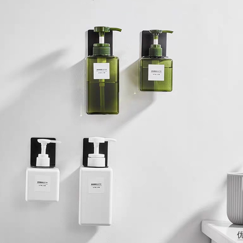 Bad Shampoo Regale Edelstahl Dusche Gel Aufhänger Hand Seife Spender Organizer Punch-freies Schwarz küche Regal