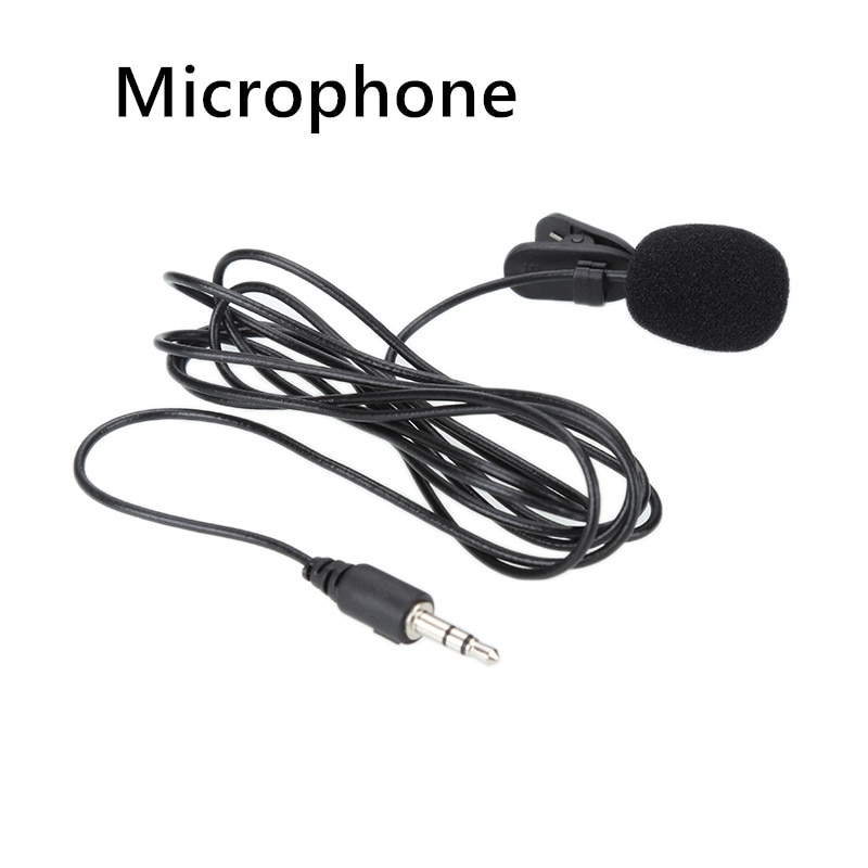 Externe Clip-On Revers Lavalier Microfoon Wired Mini Microfoon Opname 3.5Mm Voice Versterker Voor Iphone Android Mobiele Telefoon