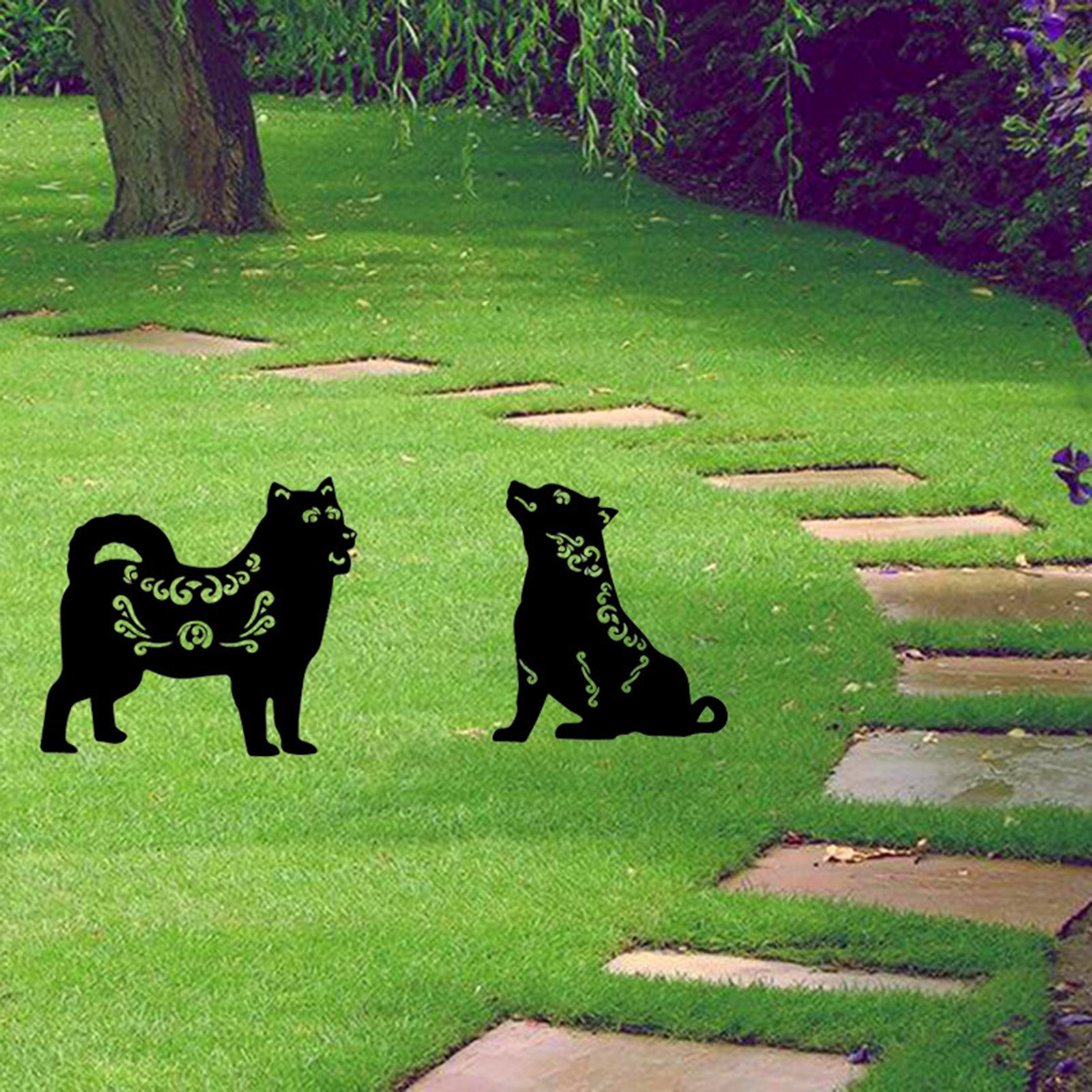 1pcs Easter Acrylic Hollow Inserts For Gardening Ornaments Yard Acrylic Art Outdoor Garden Backyard Decoration Lawn Stakes