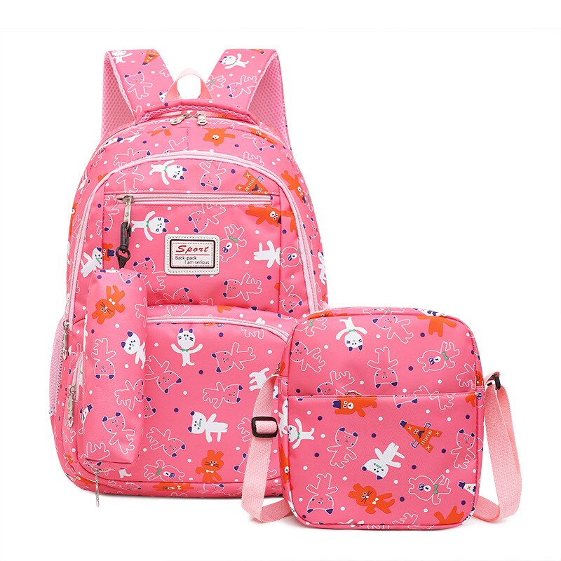 Zaino rosa per ragazze, zaino per ragazze per la scuola