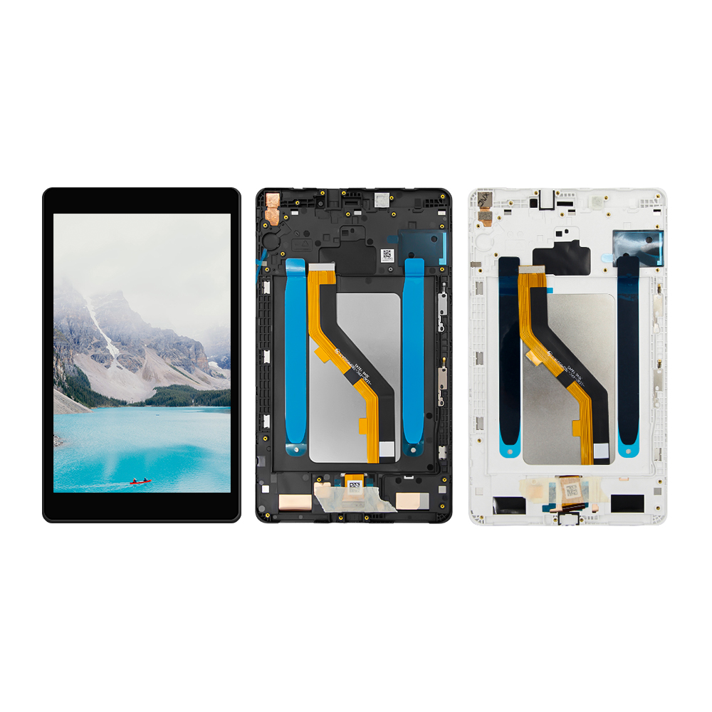 Per Samsung Galaxy Tab 8.0 2019 T290 T295 SM-T290 SM-T295 Display LCD Touch Screen Digitizer Vetro del Pannello Assembly + telaio