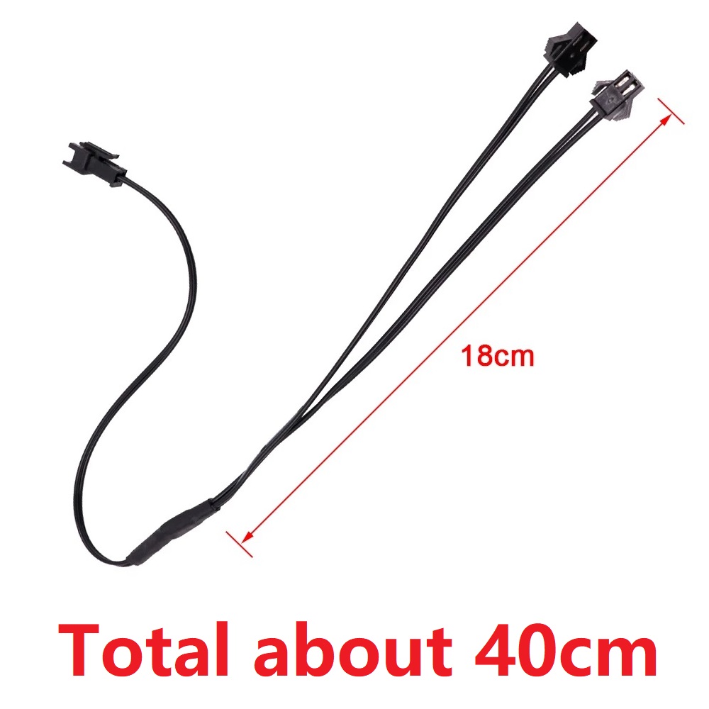 Connettore divisore da 1 a 2/3/4/5 per cavo EL Luce elettroluminescente collegato con cavo invertitore Cablaggio luce al neon portato