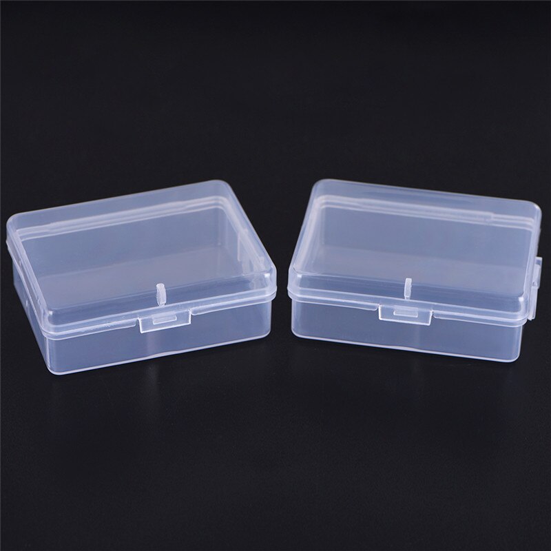 2Pcs Plastic Clear Pill Box Medicine Storage Tablet Weekly Medicine Organizer Splitters Storage Dispenser