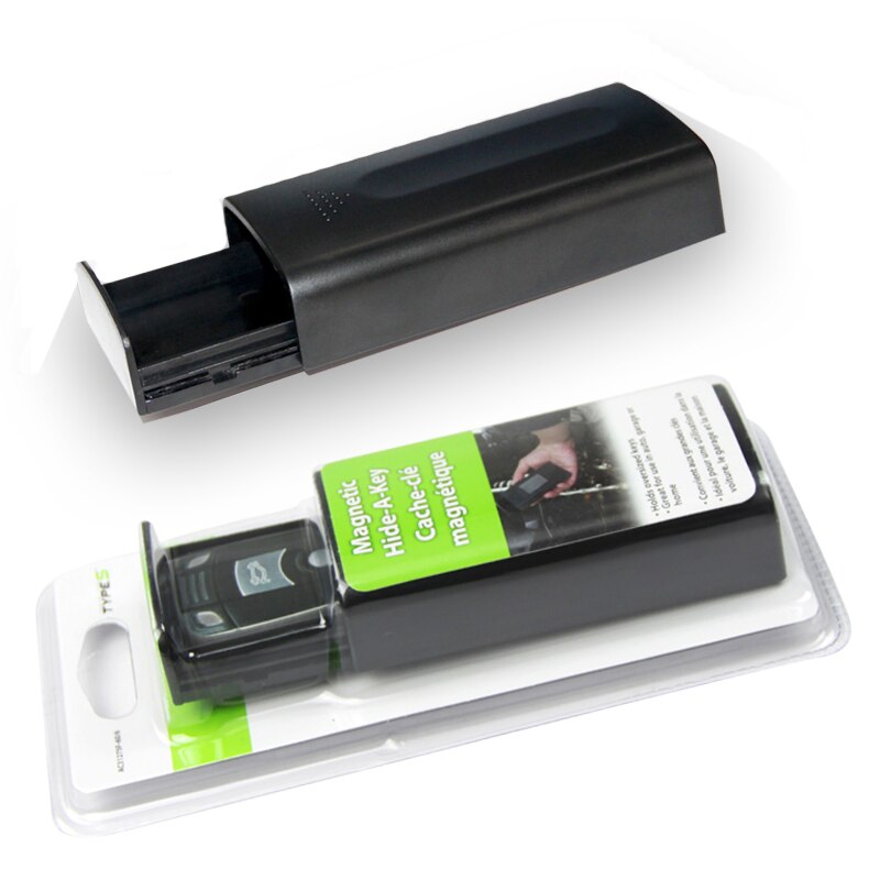 Caja fuerte magnética para llaves de coche, caja de seguridad portátil con soporte para cerradura de llave, imán para almacenamiento al aire libre para casa, oficina, coche, camión, caravana, caja secreta