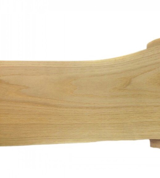 Placage en bois de chêne blanc naturel, pour décoration légère, L:2.5 mètres, largeur: 18cm, épaisseur: 0.25mm, 2 pièces/lot
