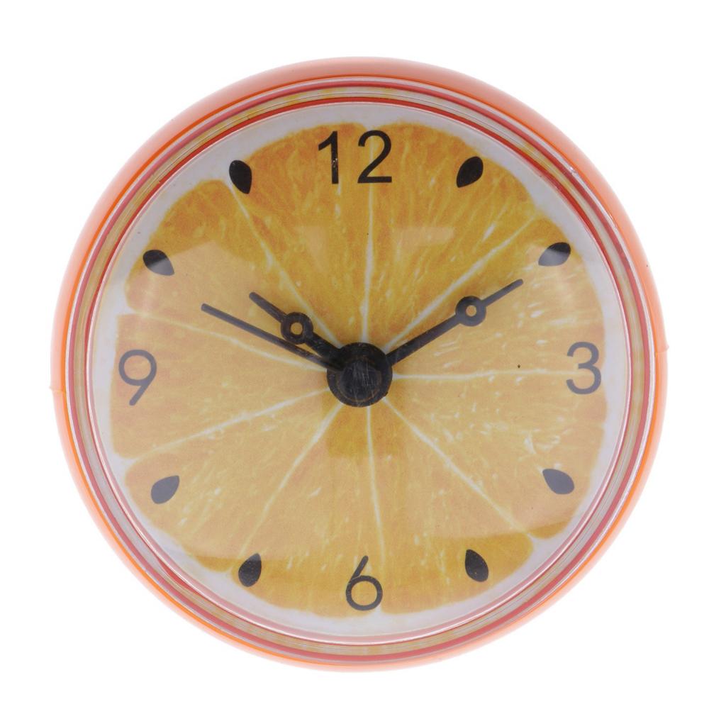 Mini horloge de douche étanche, ventouse, alarme de salle de bains, minuterie