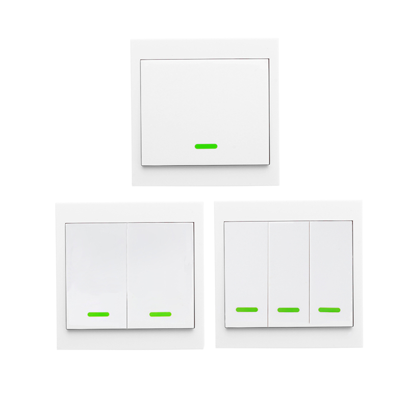 Trådløs fjernsender sticky rf tx smart home til stue soveværelse 433 mhz 86 vægpanel fungerer med sonoff rf/rfr 3