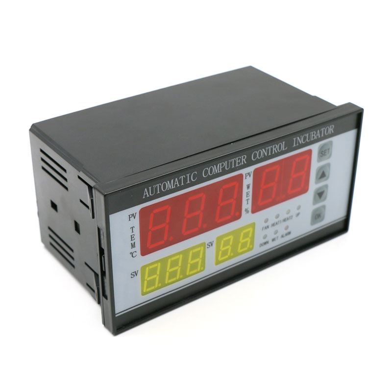Contrôleur d'incubateur d'oeufs de XM-18 Thermostat Hygrostat contrôle de micro-ordinateur entièrement automatique avec sonde de capteur d'humidité de la température