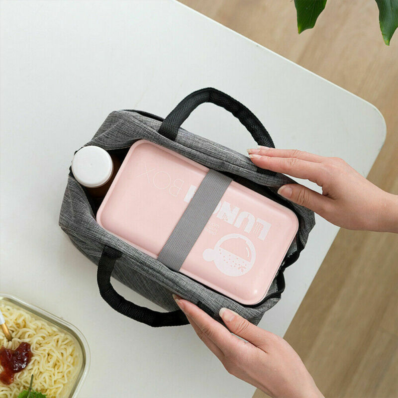 Sac à déjeuner Portable nouvelle boîte à déjeuner isotherme thermique sac à main Bento poche dîner conteneur école sacs de stockage de nourriture