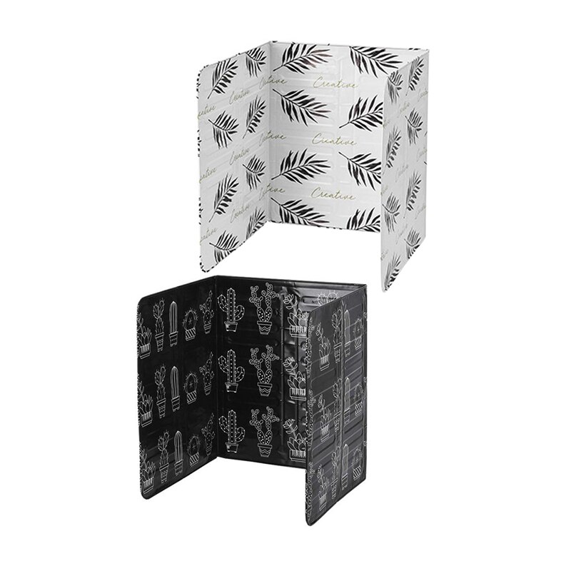 2 st köksfett aluminiumfolie isoleringsblock olja stänkbräda matlagning baffel stanniolfolie plåt aluminiumfolie, black & whi