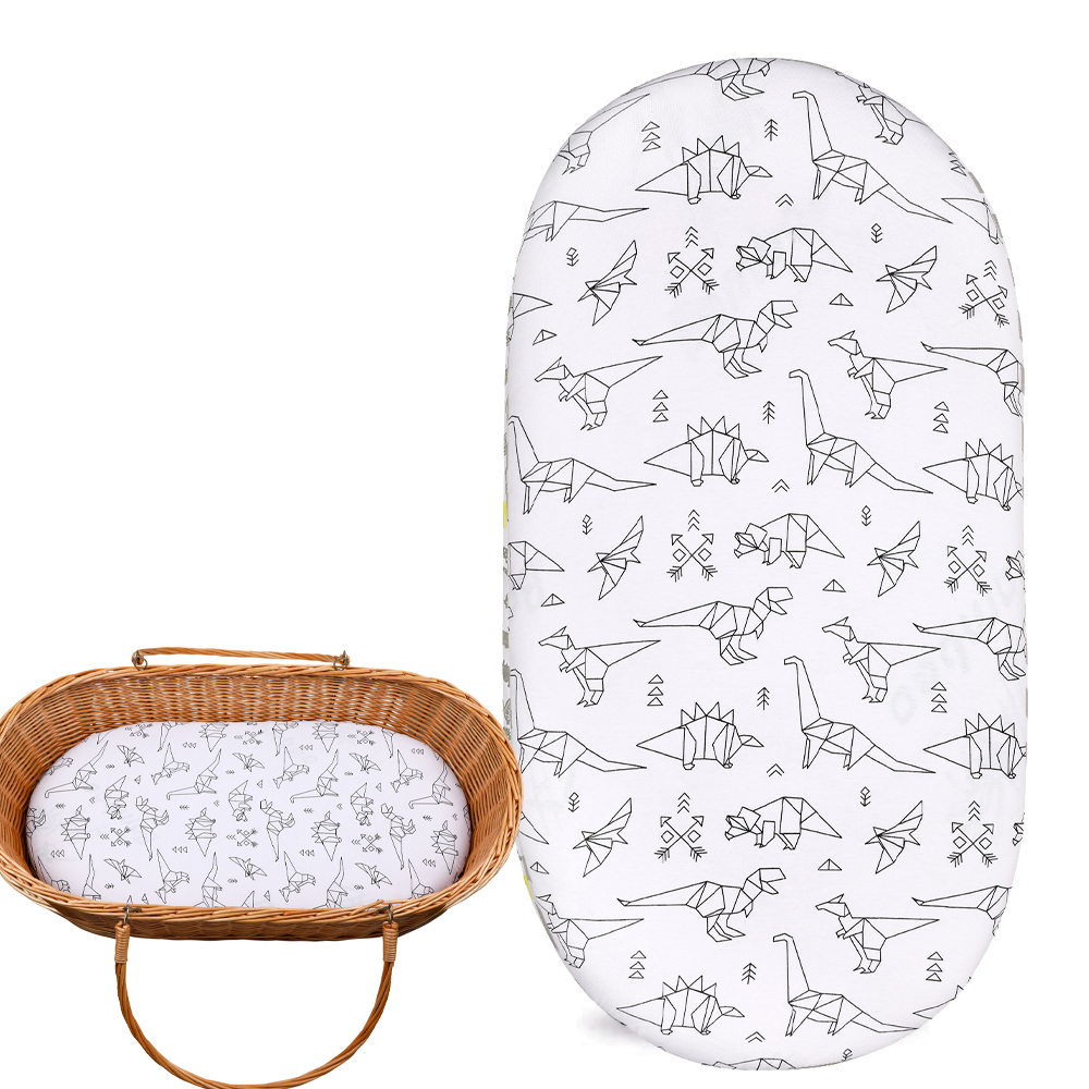 Bassinet Sheet Organic Cotton Rainbow Pad Covers Universal Fit For Bassinet Mattress Pad Hourglass For Boys &amp; Girls Pad Covers: ZLD0023-1