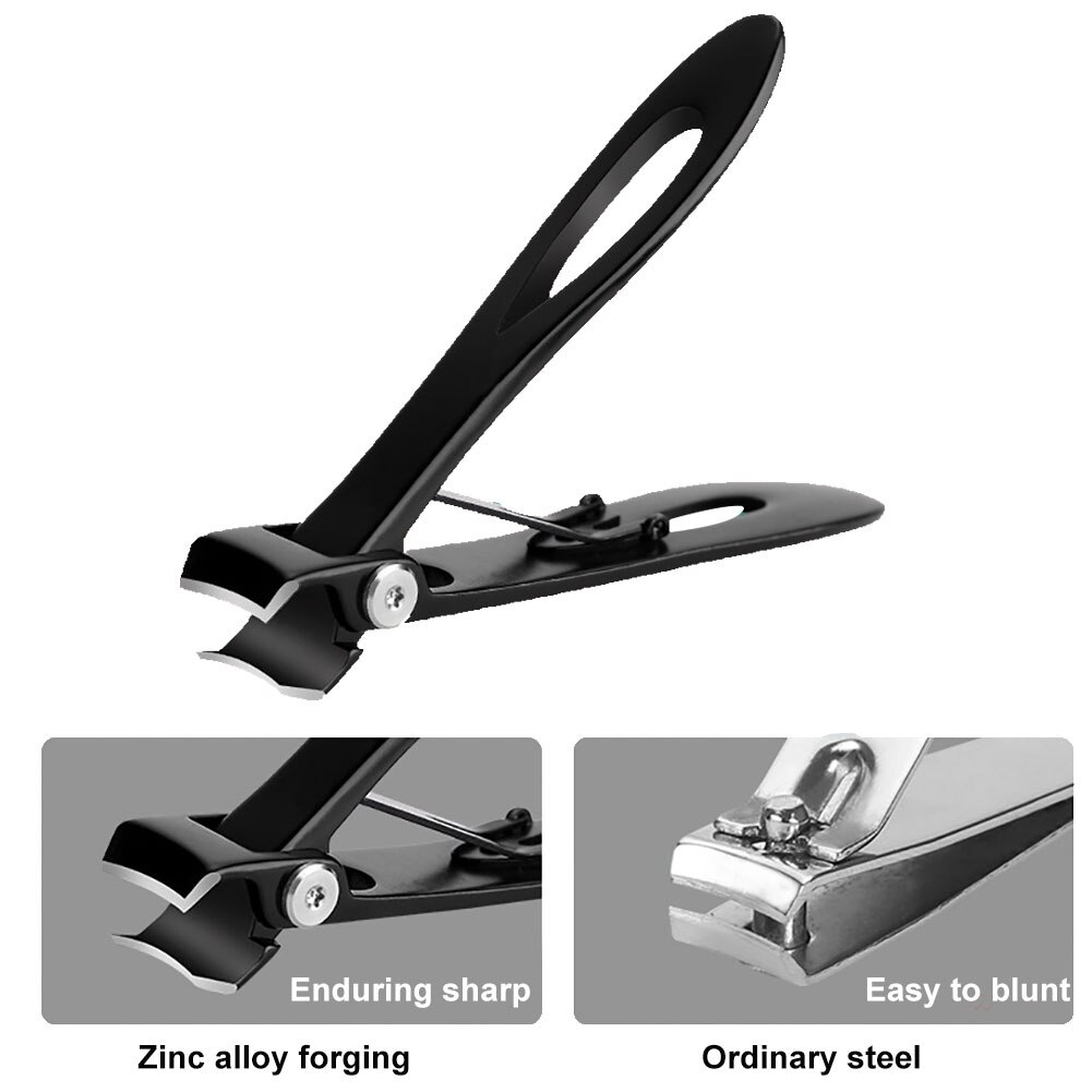 1Pcs Metal Wide Curved Mouth Thick Nail Trimmer Toenail Fingernail Cutter Clippers Nail Tools Manicure cutters
