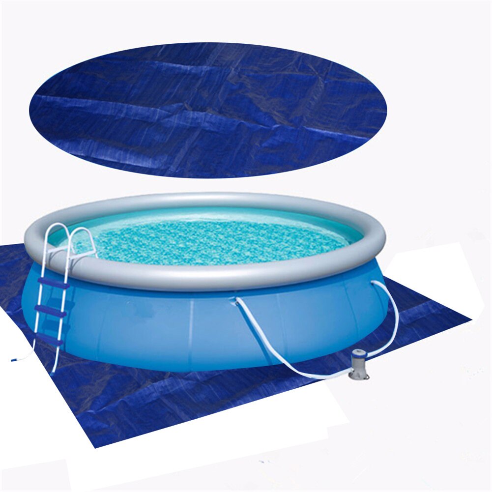 Swimming Pool Cover Suitable Swimming Pools Waterproof Rainproof Dust Cover Tarpaulin With Wear-resistant Rope