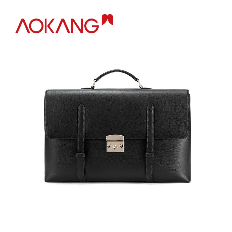 Aokang Mannen Aktetas Handtas Business Messenger Bag Man Laptoptas Bedrijfsaktentas pasta executiva masculino