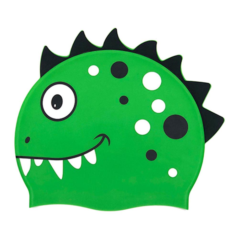 Bescherming Oor Interessante Siliconen Badmuts Voor Jongens En Meisjes Kinderen Badmuts Waterdichte Badmuts Comfortabele: green