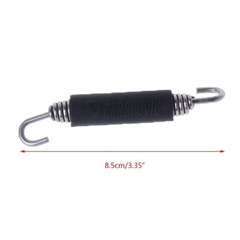 2PCS Motorcycle Exhaust Spring Hooks Modified 85mm Stainless Steel Universal