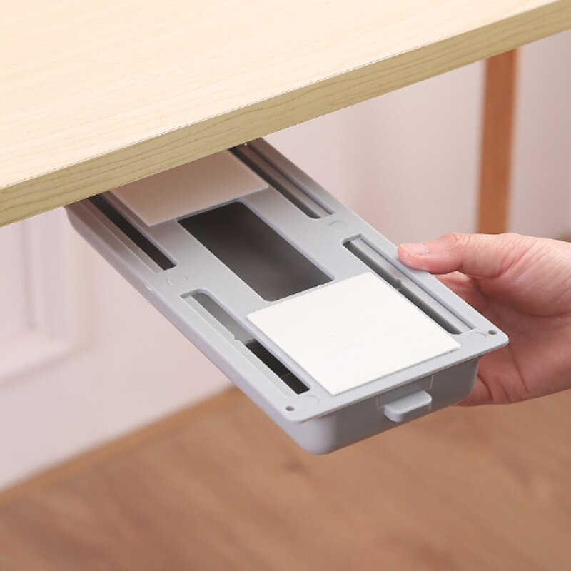 Under Desk Drawer Office Storage can Pasted Under ... – Grandado