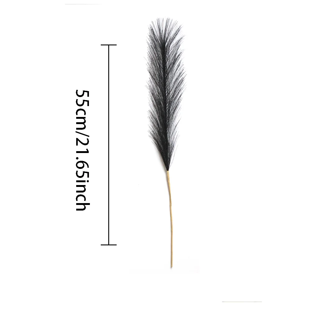 10 Stück Seiden-Pampasgras-Dekor, künstlicher Blumenstrauß, flauschige Simulation, künstliche Pampas-Anordnungen für Hochzeit, Heimdekoration