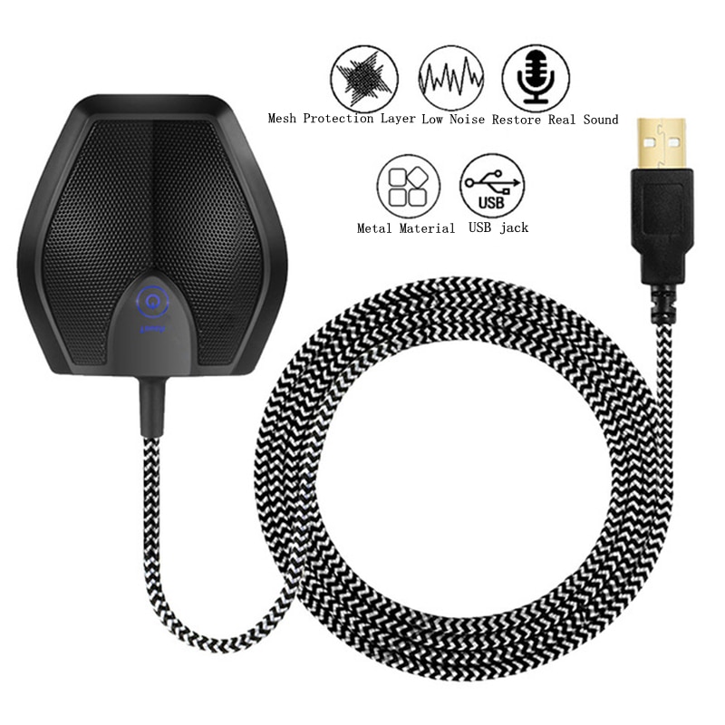 микрофон Desktop Conference USB Condenser Microphone for Computer mikrofon Studio Microphone Karaoke Laptop Mic