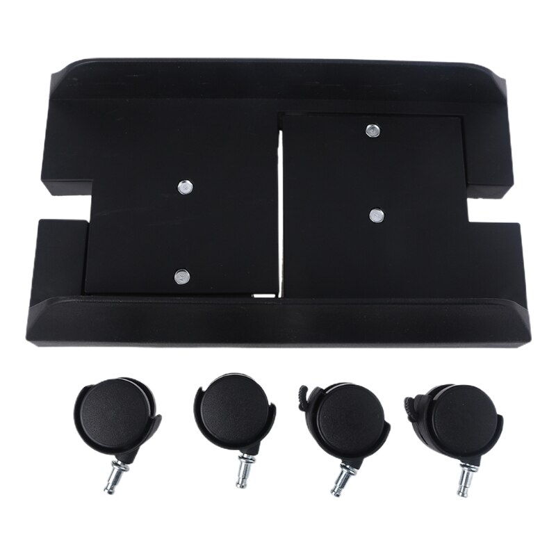 CPU Stand Mobile Desktop Tower Computer Floor Stand Rolling Caster Wheels Adjustable Width Universal PC Computer Holder Cart Wit