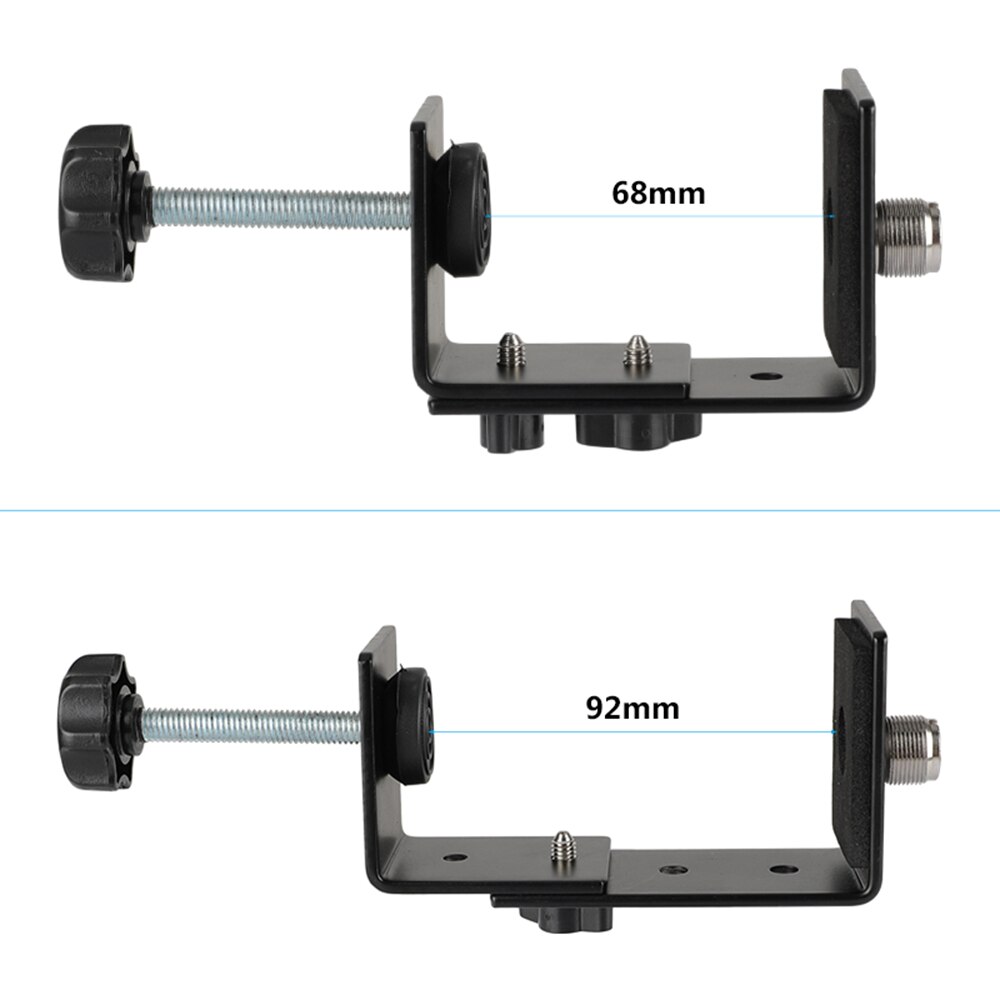 CAMVATE Adjustable C Clamp Lock-grip Fixture With 5/8"-27 Male To 1/4"-20 Female Microphone Screw For Microphone Supporting