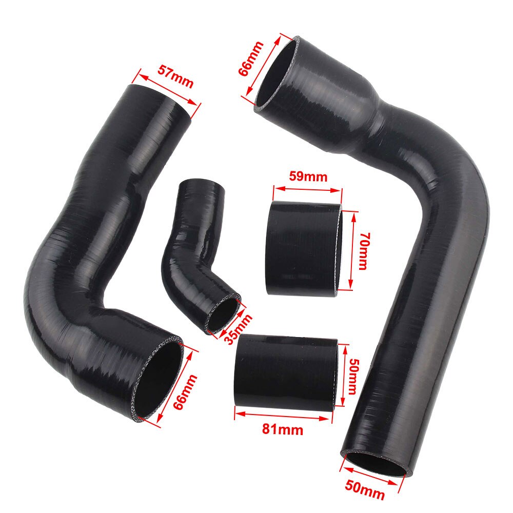 Mangueras TURBO de refuerzo de silicona para FORD FOCUS RS Mk2 FMKTFRS2