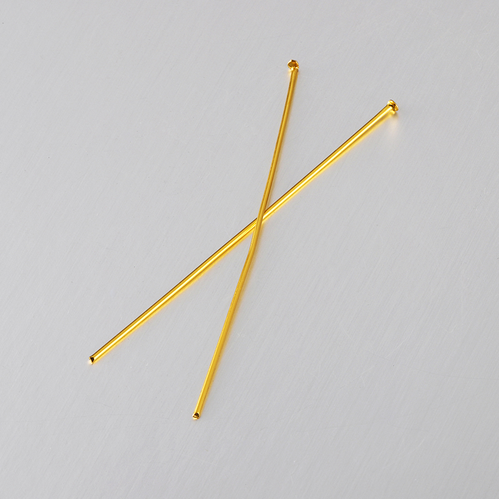 50pcs 20-50mm Stainless Steel T Shape Flat Head Pins for DIY Jewelry Making Head Pins Needlework Findings Pin Dia 0.7mm