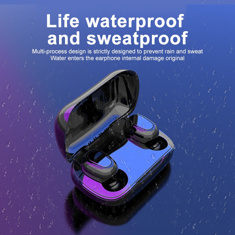 Bluetooth Earphone Headset 5.0 Tws L21 Pro Stereo Wireless Earbuds Headphone Charging Box Holographic Sound Android iOS IPX5