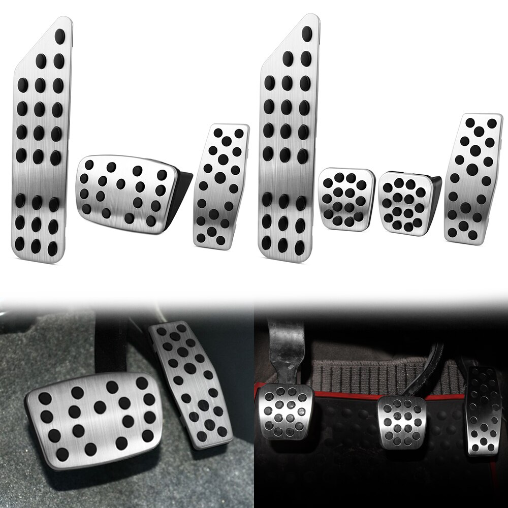 Aluminium pedaalbeschermers voor chevrolet cruze trax malibu voor opel mokka astra j insignia