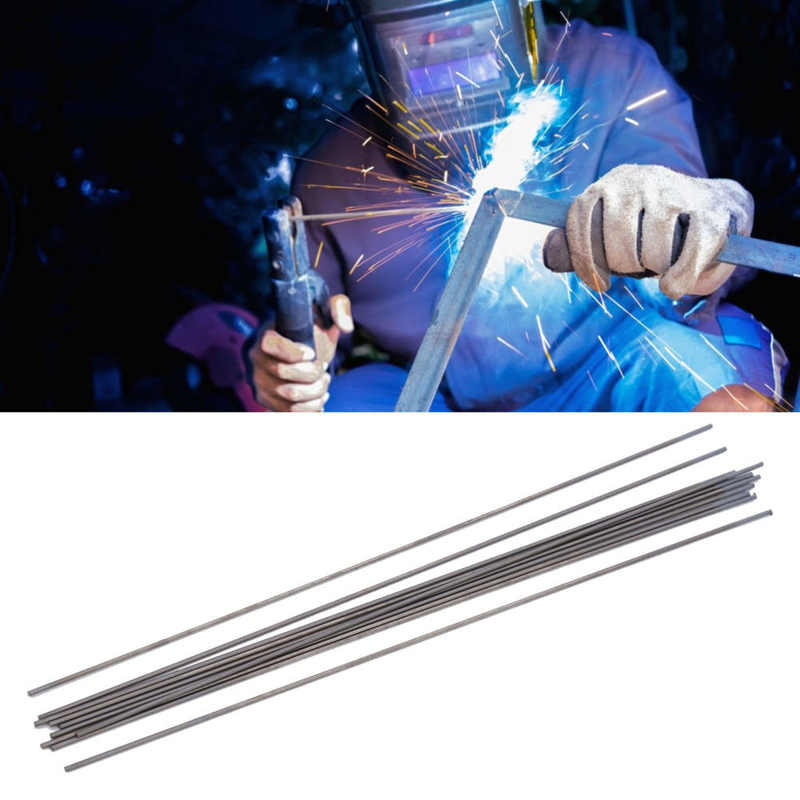 10Pcs 20X4X1cm Rod Tungsten Electrode Tig Arc Needle For Welding Thin Stainless Steel Gray TIG Rods High Smoothness And No Burrs