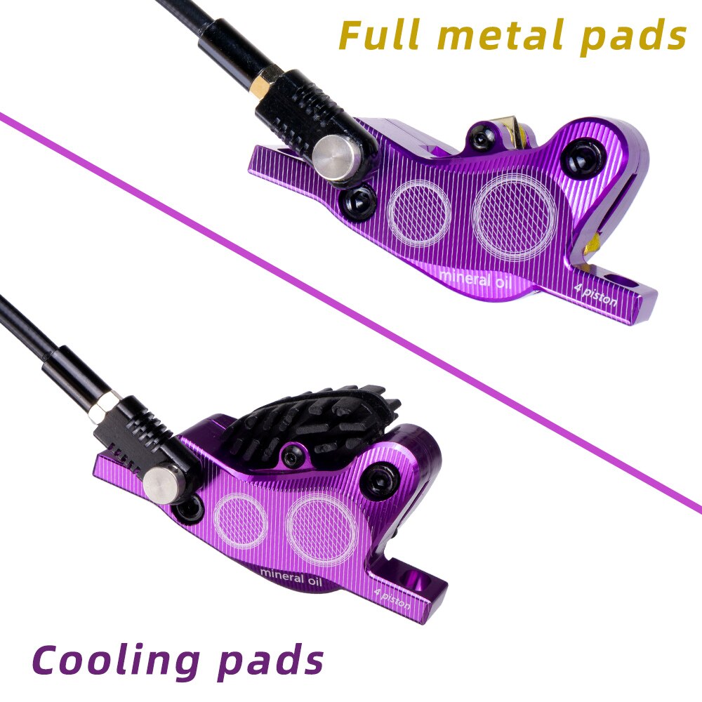 Ztto Mtb 4 Zuiger Fiets Hydraulische Schijfrem M840 Met Cooling Pads Olie Druk Racefiets Rotor Remklauwen Is Pm mount