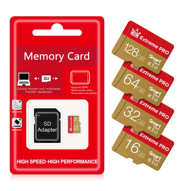 Ultra Geheugenkaart Micro Sd-kaart 8Gb/16Gb/32Gb/64Gb/128Gb c10 Mini Tf-kaart Gratis Sd Adapter