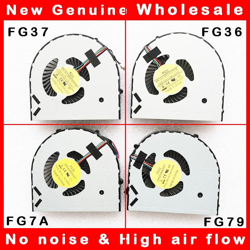 Laptop cpu gpu cooling fan cooler radiator For Dell Alienware 15 17 R1 R2 R3 P43F DFS200805000T FG36 FG37 FG79 FG7A FG25 07740Y