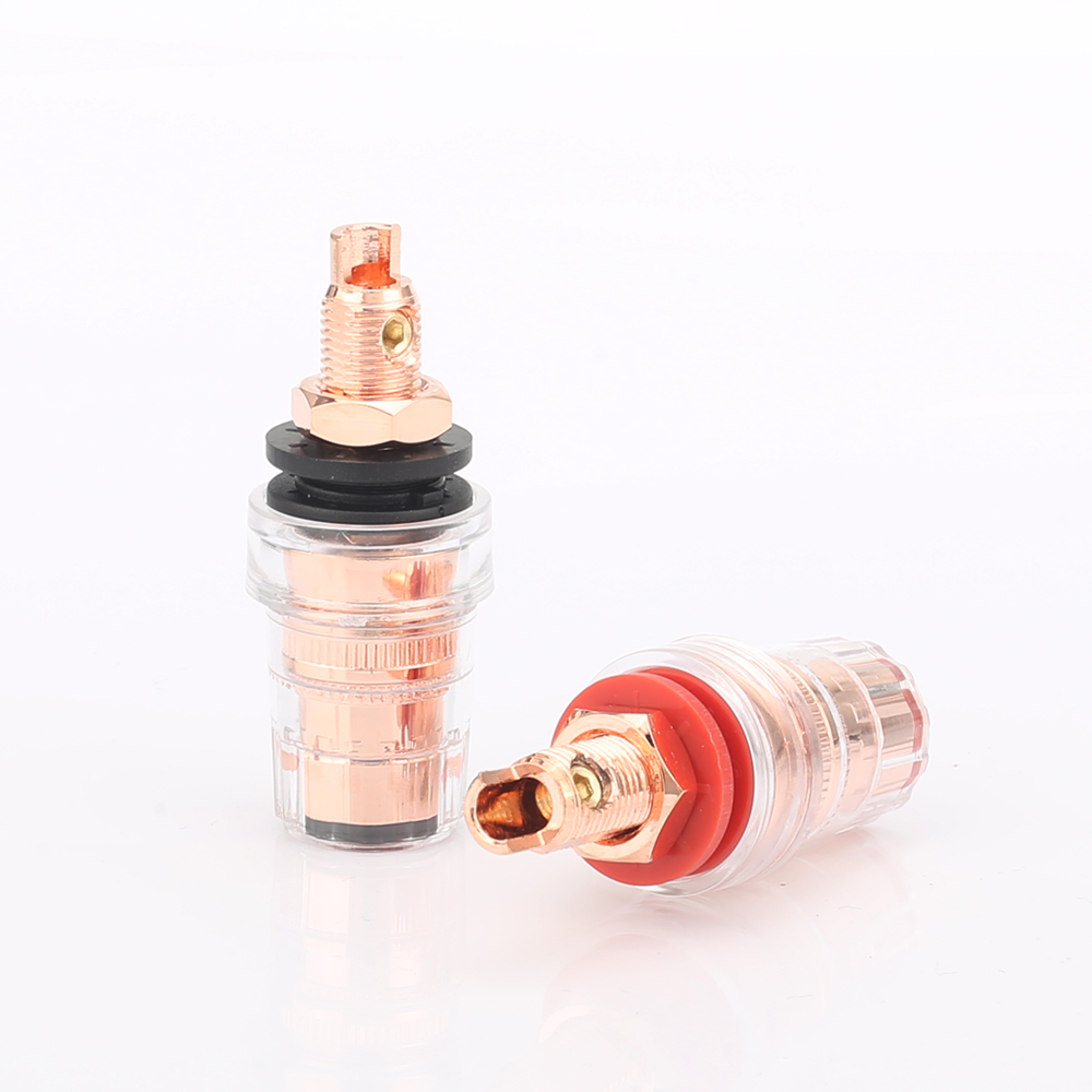 4 stücke CMC-858-S-CU-R reinem kupfer 99.998% Bindung beiträge audio lautsprecher terminal