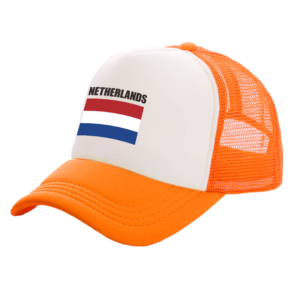 Netherlands Trucker Cap Men Nl Nld Holland Netherlands Hat Baseball Cap Cool Summer Unisex Mesh Net Caps: army green