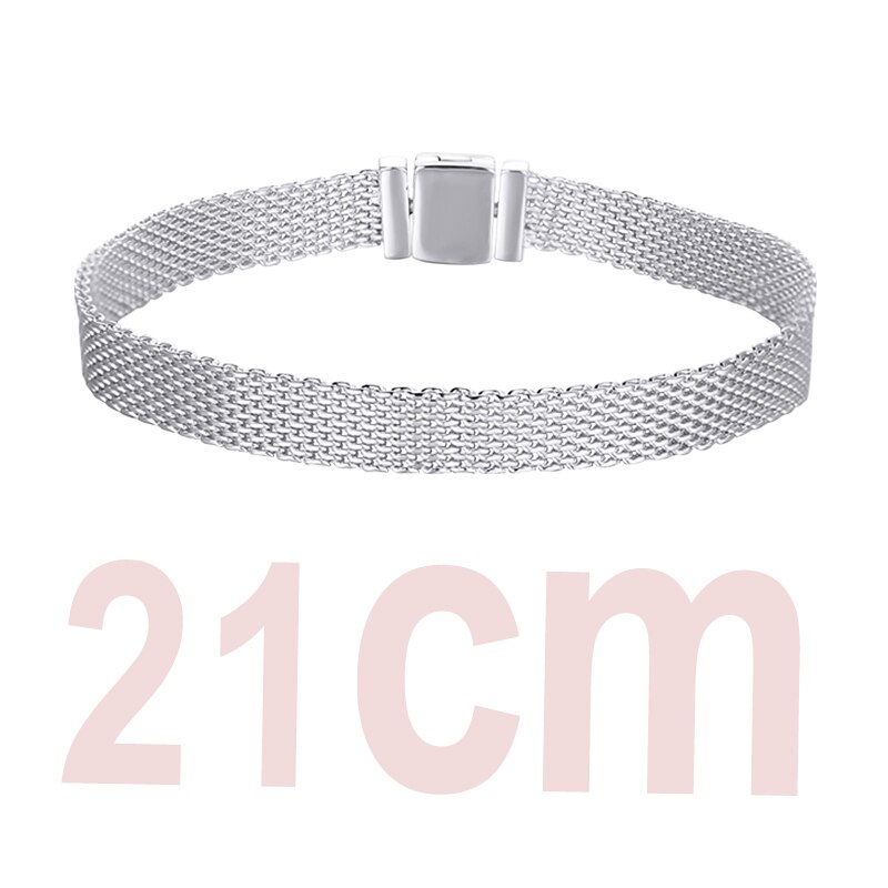 Breloques en argent Sterling 925 étoiles, amour lune, bracelet en argent Original, réflexion, bijoux pour femmes: CBP013-21