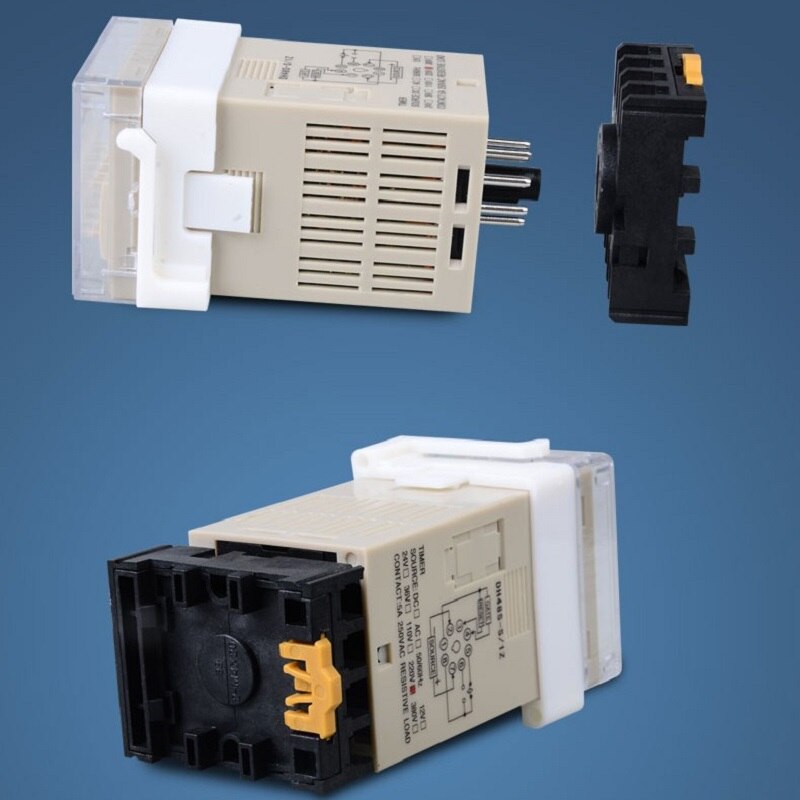 Industrial Timer Relay Digital Timer Switch AC DC Three Phase 12V 220V 380V Din Rail Mounting Relay for Factory Electric Cabinet