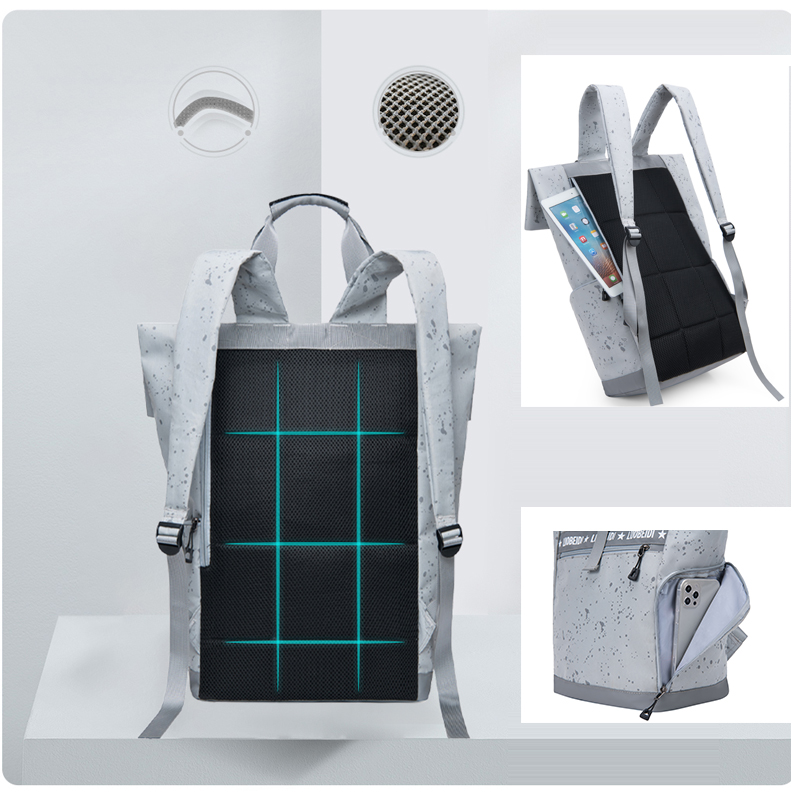 Trend Paar Sterrenhemel Rugzak Unisex School Rugzak Expandable Waterdichte Rugzak Draagbare Oxford Tas