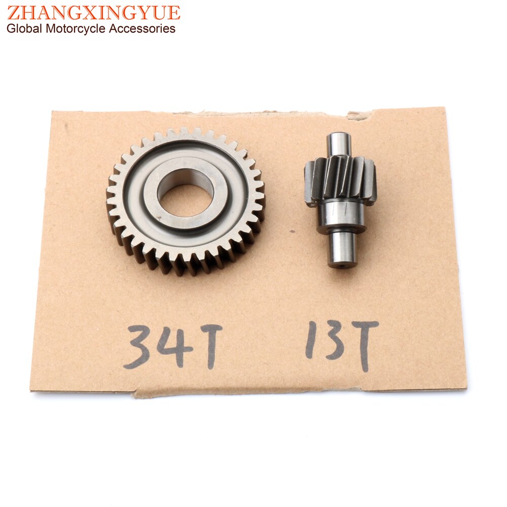 Scooter Final Drive Gear 31T/15T 17T 34T/13T 14T Voor Mbk booster 50 Flipper Forte Machg Nitro Ovetto Sorriso Stunt 50cc 2T