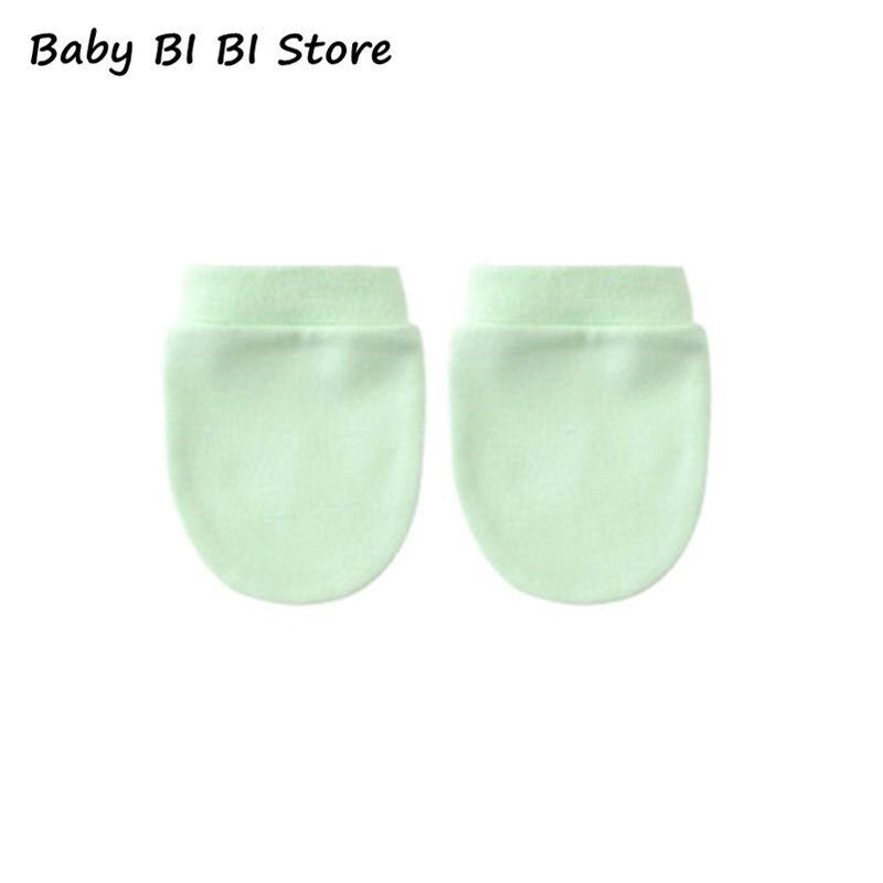 1 Pair Cotton Blended Baby Gloves Scratch Face Protection Glove Soft Newborn Infants Shower Girls Boys: 44